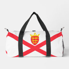 Flagge der Insel Jersey Duffle Bag