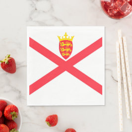 Flagge der Insel Jersey Serviette