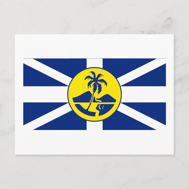 Flagge der Insel Lord Howe Postkarte (Vorderseite)