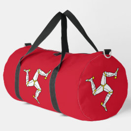 Flagge der Insel Man Duffle Bag