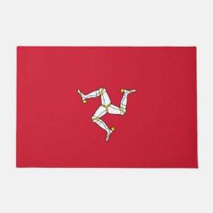 Flagge der Insel Man Fußmatte