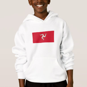 Flagge der Insel Man Hoodie