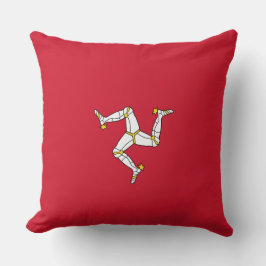 Flagge der Insel Man Kissen