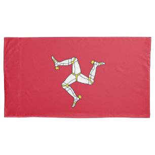 Flagge der Insel Man Kissenbezug