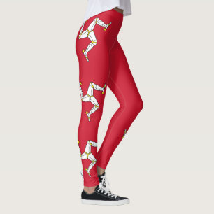 Flagge der Insel Man Leggings