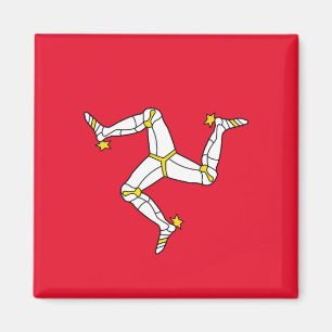 Flagge der Insel Man Magnet