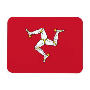 Flagge der Insel Man Magnet