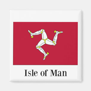 Flagge der Insel Man Magnet