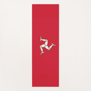 Flagge der Insel Man/Manx Yogamatte