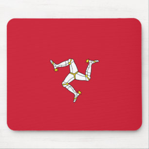 Flagge der Insel Man Mousepad