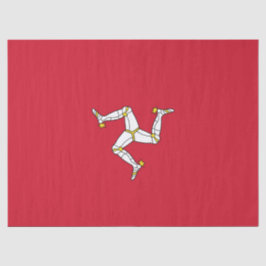 Flagge der Insel Man Seidenpapier