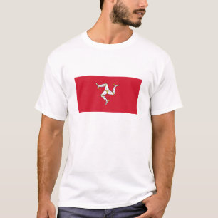 Flagge der Insel Man T-Shirt