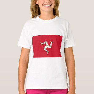 Flagge der Insel Man T-Shirt