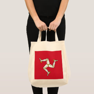 Flagge der Insel Man Tragetasche