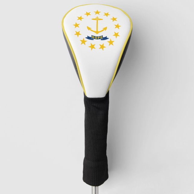 Flagge der Insel Rhode Golf Headcover (Vorderseite)