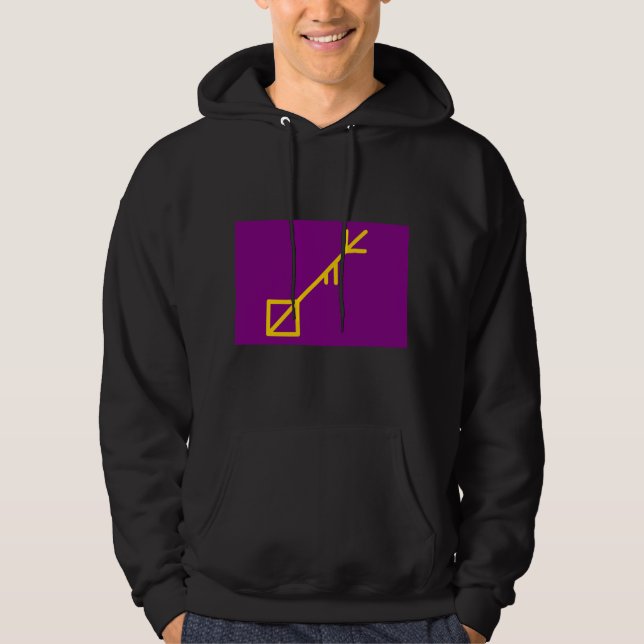 Flagge der Insel Sessrumnir Hoodie (Vorderseite)