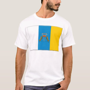 Flagge der Insel-(Spanien) T-Shirt