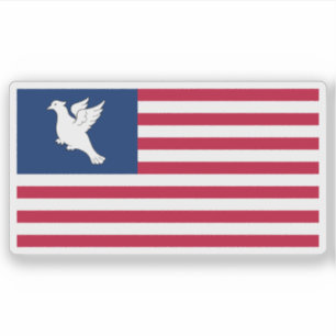 Flagge der Insel Swains, Amerikanisch-Samoa, USA Aufkleber