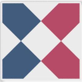 Flagge der Inseln der Erfrischung, Afrika Aufkleber