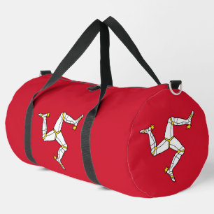 Flagge der Isle of Man Duffle Bag