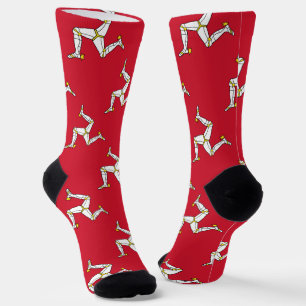 Flagge der Isle of Man Socken