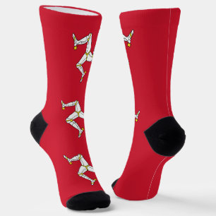 Flagge der Isle of Man Socken