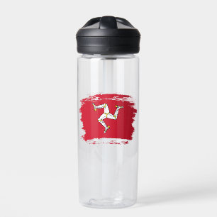 Flagge der Isle of Man Trinkflasche