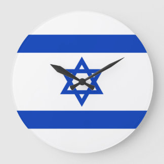 Flagge der israelischen Uhr