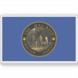 Flagge der Jena-Gruppe der Choctaw-Amerikanische U Aufkleber