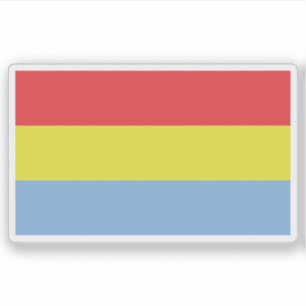 Flagge der Kafficho, Äthiopien Aufkleber