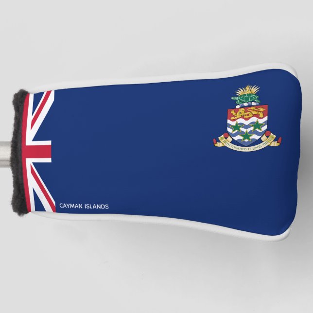 Flagge der Kaimaninseln Golf Headcover (Vorderseite)