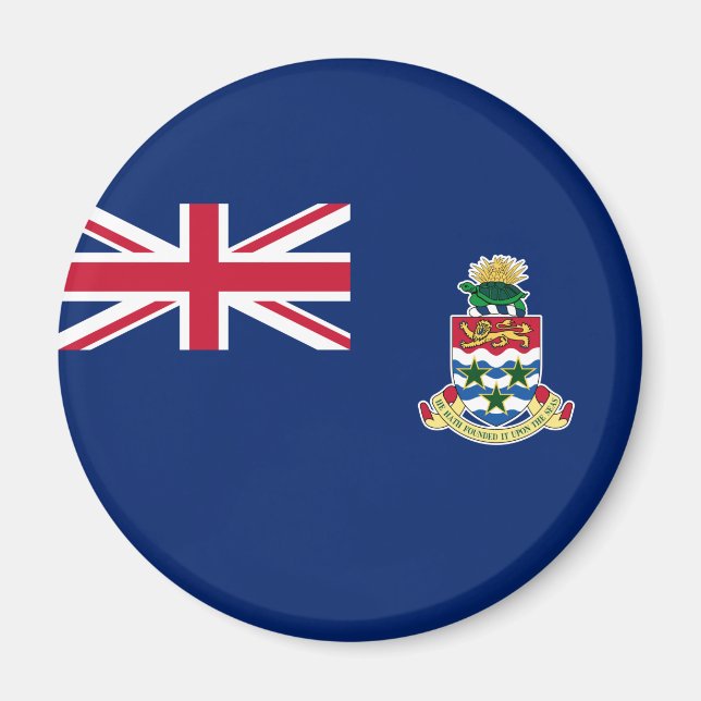Flagge der Kaimaninseln Magnet (Vorne)