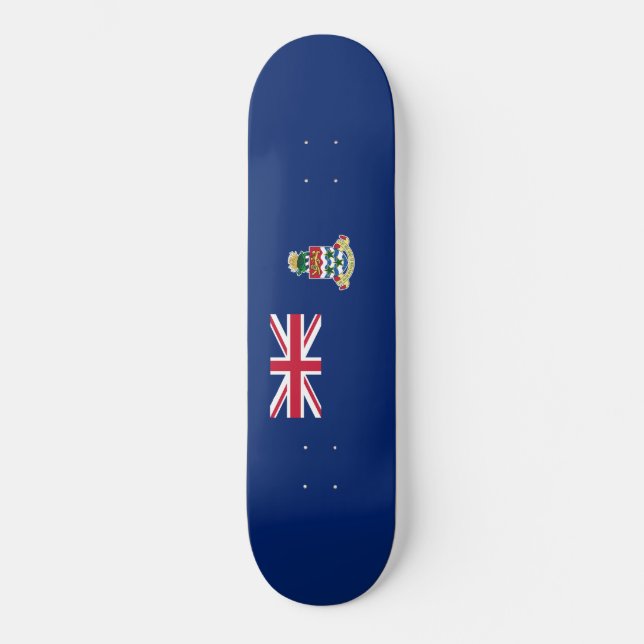Flagge der Kaimaninseln Skateboard (Vorderseite)