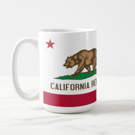 Flagge der Kalifornien-Kaffee-Tee-Tasse Tasse