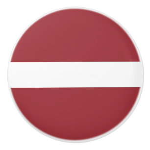 Flagge der Keramik Lettlands Keramikknauf