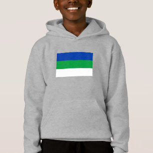 Flagge der Komi-Republik Hoodie