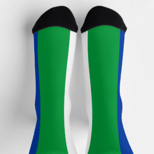 Flagge der Komi-Republik Socken