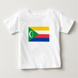 Flagge der Komoren Baby T-shirt