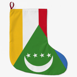 Flagge der Komoren Großer Weihnachtsstrumpf