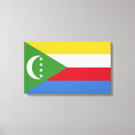 Flagge der Komoren Leinwanddruck