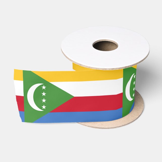 Flagge der Komoren Satinband (Spule)
