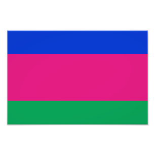 Flagge der Kubanischen Volksrepublik Fotodruck