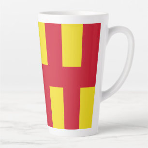 Flagge der Latte-Tasse Northumberland Milchtasse