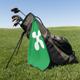 Flagge der Lombardei (Italien) Golfhandtuch