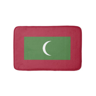 Flagge der Malediven Badematte