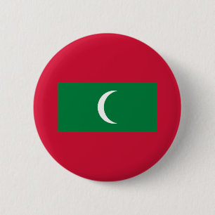 Flagge der Malediven Button