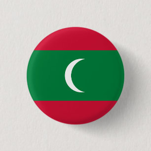 Flagge der Malediven Button