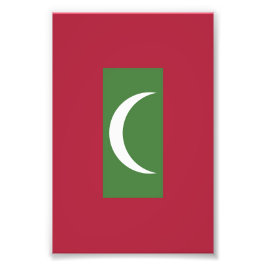 Flagge der Malediven Fotodruck