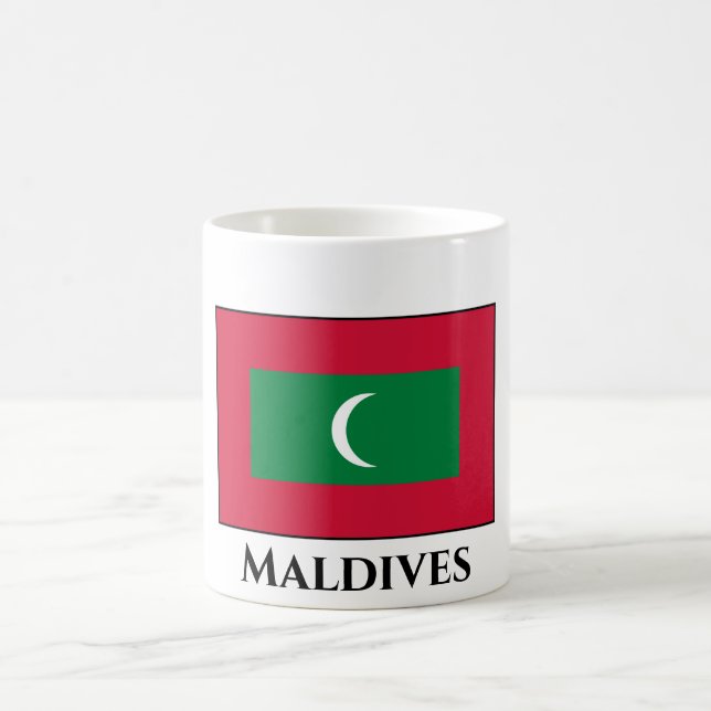 Flagge der Malediven Kaffeetasse (Mittel)