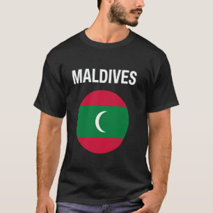 Flagge der Malediven Modern T-Shirt